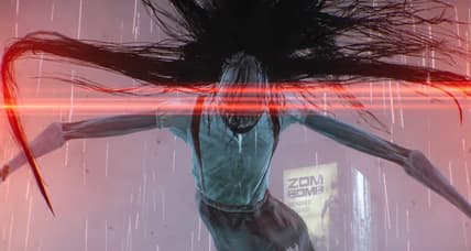 A ghost lashes out at Akito (Kensuke Nishi) in Ghostwire: Tokyo (2022), Bethesda Softworks