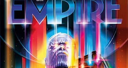 Thanos is Powered Up on Empire's Avengers: Infinity War Cover
