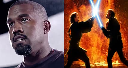 Kanye West Dunks On "Corporate-Made" Disney Star Wars Sequels, Says George Lucas' Prequel Films Are