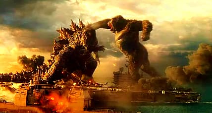 New Godzilla vs. Kong Clip Shows The Big Ape Slugging The Lizard In The Jaw
