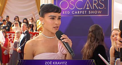 Progressives Attack Zoë Kravitz For Standing Up For Chris Rock After Will Smith Slapped Him At The