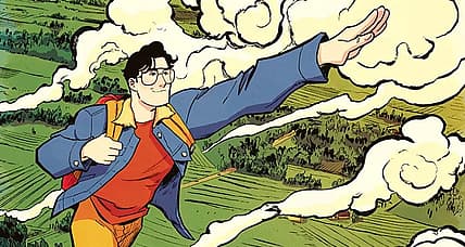 Teenage Superman Fights Online "Hate and Anger" In YA Graphic Novel 'The Harvests of Youth' By Sina