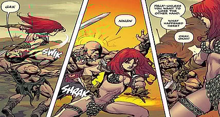 Red Sonja Conan #2 Preview Page