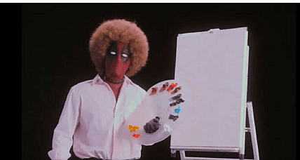 Deadpool Bob Ross