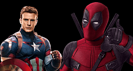 Deadpool and Captain America