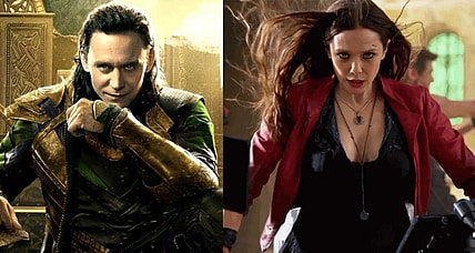 Loki and Scarlet Witch