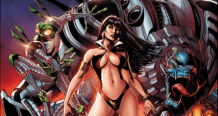 Vampirella Cyberfrog and Salamandroid