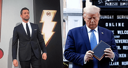 Zachary Levi Donald Trump