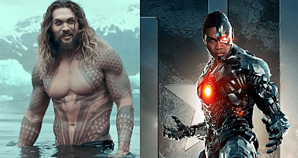 Jason Momoa and Ray Fisher