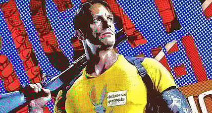 Joel Kinnaman as Rick Flag in The Suicide Squad