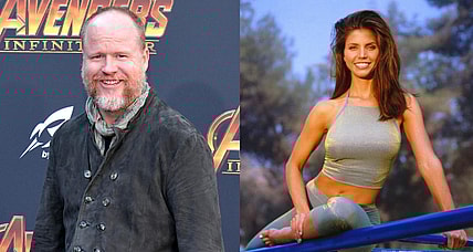 Joss Whedon and Charisma Carpenter