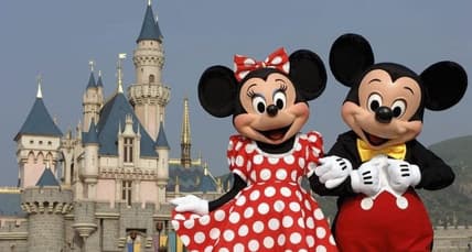 Mickey and Minnie Mouse