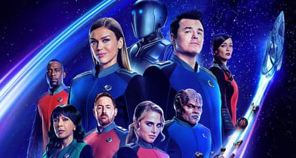 A poster of The Orville: New Horizons crew