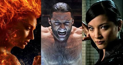 Split image of Dark Phoenix, X-Men Origins: Wolverine and X-Men 2, 20th Century Fox