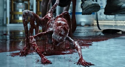A neomoprh newborn in Alien Covenant, 20th Century Fox