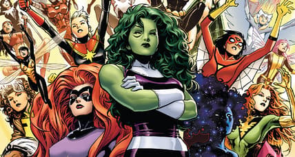 Jim Chueng's cover to A-Force Vol. 1 #1 (2015), Marvel Comics