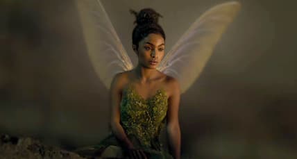 Tinkerbell (Yara Shahidi) takes a rest in Peter Pan & Wendy (2023), Disney