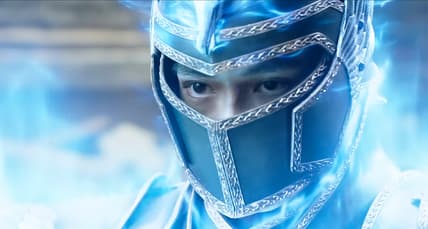 Seiya (Mackenyu) embraces the power of the Pegasus cloth in Knights of the Zodiac: The Beginning (2023), Sony