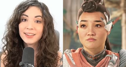 Melonie Mac responds to Kylie Lia Page / Seyka (Kylie Liya Page) seeks reassurance in Horizon Forbidden West: Burning Shores (2023), Guerilla Games