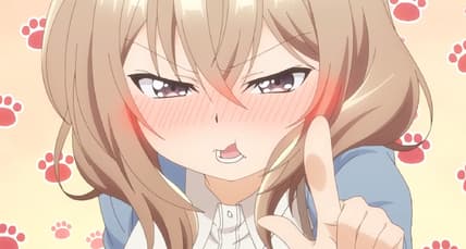 Shiori Katase (Hina Tachibana) is flustered in My Tiny Senpai (2023), Project No. 9