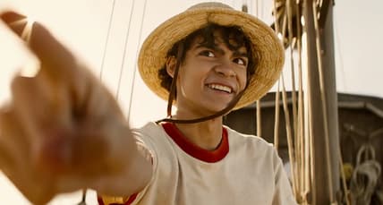 One Piece. Iñaki Godoy as Monkey D. Luffy in episode 102 of One Piece. Cr. Courtesy of Netflix © 2023