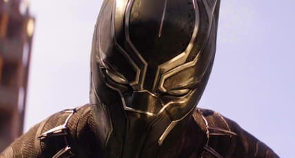 The Black Panther (Chadwick Boseman) makes his MCU debut in Captain America: Civil War (2016), Marvel Entertainment