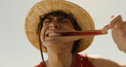 One Piece. Iñaki Godoy as Monkey D. Luffy in season 1 of One Piece. Cr. Courtesy of Netflix © 2023