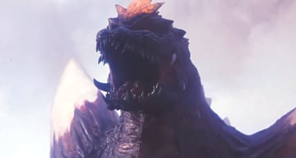 SpaceGodzilla roars in Godzilla vs. SpaceGodzilla (1994), Toho Co. Ltd.