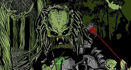 An artistic rendering of a Predator