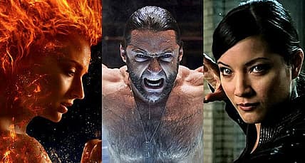 Split image of Dark Phoenix, X-Men Origins: Wolverine and X-Men 2, 20th Century Fox