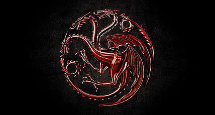 The Targaryen sigil from 'House of the Dragon' (2022), HBO