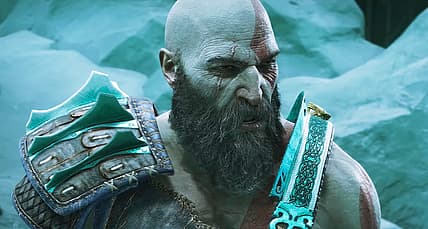 Kratos apologizes to Atreus in God of War: Ragnarök (2022), Sony Santa Monica Studios