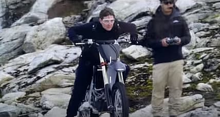 WATCH: Tom Cruise Performs Wild Motorcycle Jump Off A Norwegian Cliff In 'Mission: Impossible Dead