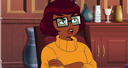 Velma doubts the Jones family's story in Velma Season 1 Episode 2 "The Candy (Wo)Man" (2023)