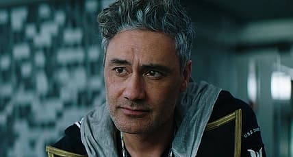 Antwan Hovachelik (Taika Waititi) demands answers in Free Guy (2021), 20th Century Studios