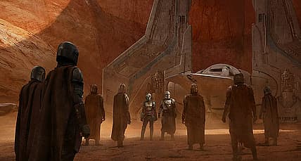 Concept art for season 3 of 'The Mandalorian' (2023), Disney+
