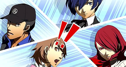 Makoto Yuki, Yukari Takeba, Junpei Iori, Mitsuru Kirijo prepare all-out attack in Persona 3