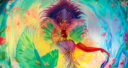Chandra, Hope's Beacon via Card #321, Magic: The Gathering - March of the Machines: Aftermath