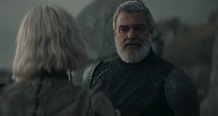 Ray Stevenson as Baylan Skoll and Ivanna Sakhno as Shin Hati in Star Wars: Ahsoka (2023), Lucasfilm