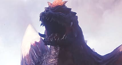 SpaceGodzilla roars in Godzilla vs. SpaceGodzilla (1994), Toho Co. Ltd.