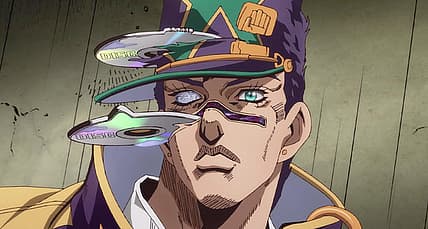 Jotaro struck by Whitesnake in JoJo's Bizarre Adventure Part 6: Stone Ocean Episode 5 (2021), David