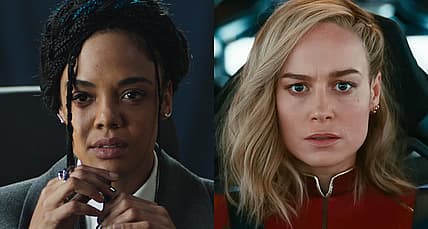 King Valkyrie oversees New Asgard; Carol Danvers receives transmission from Nick Fury in The
