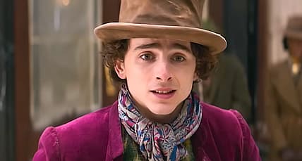 Willy Wonka is disappointed his chocolate wasn't well received in Wonka (2023), Warner Bros