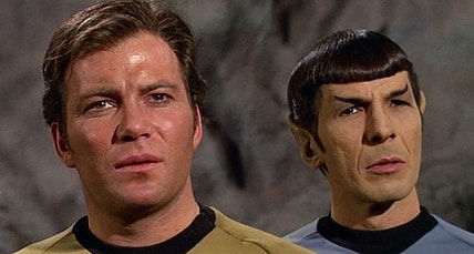 Captain Kirk and Spock