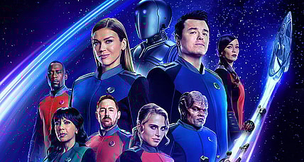 A poster of The Orville: New Horizons crew