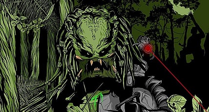 An artistic rendering of a Predator