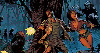 Mysty and Mike battle the undead in 'The Ghosts of Matecumbe Key,' Compass Comics