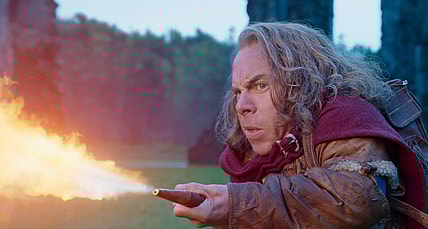 Willow Ufgood (Warwick Davis) in Lucasfilm's WILLOW exclusively on Disney+. ©2022 Lucasfilm Ltd. & TM. All Rights Reserved.