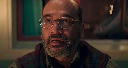 Yusuf Khan (Mohan Kapur) watches on as his daughter leaps into action in Ms. Marvel Season 1 Episode 6 "No Normal" (2022), Marvel Entertainment via Disney Plus