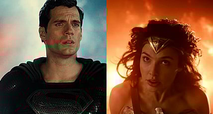 Superman and Wonder Woman-Cutting Floor